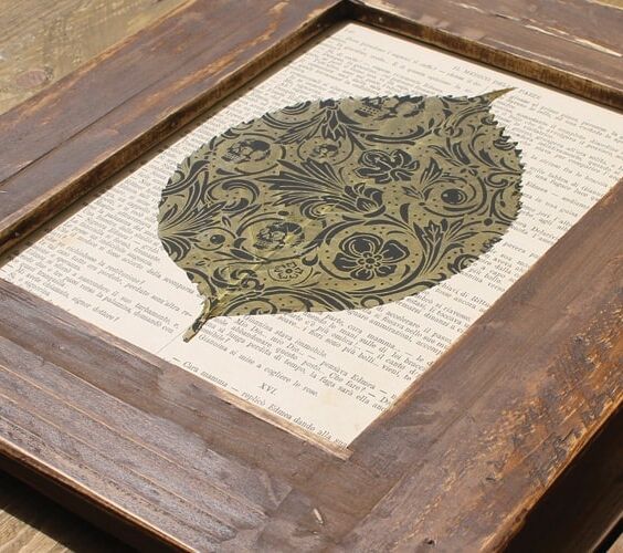 Leaf Pattern Skull