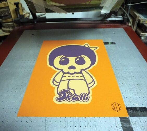 Poster SKULLI PAINTING