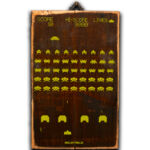 Wood Space Invaders