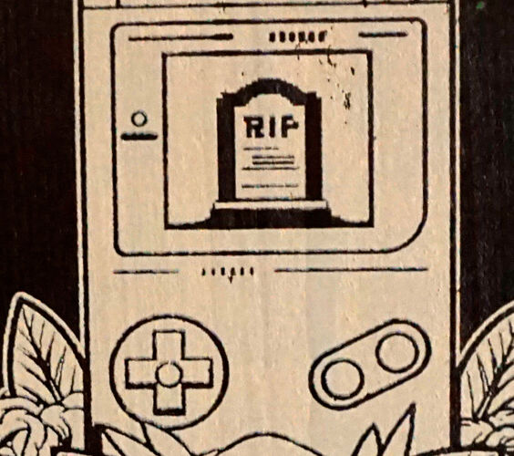 WOOD GAME BOY
